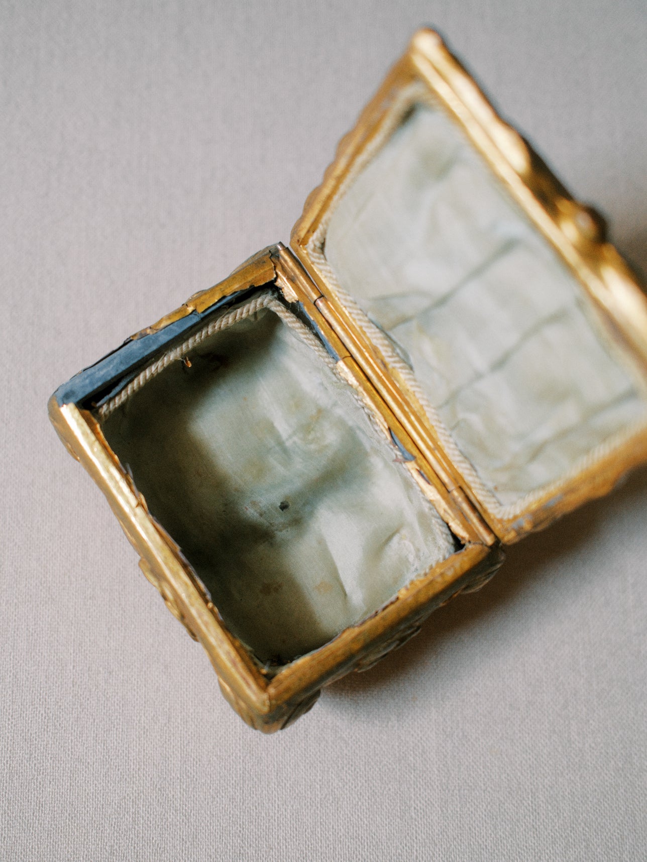 Antique Brass Jewelry Box (As-Is)