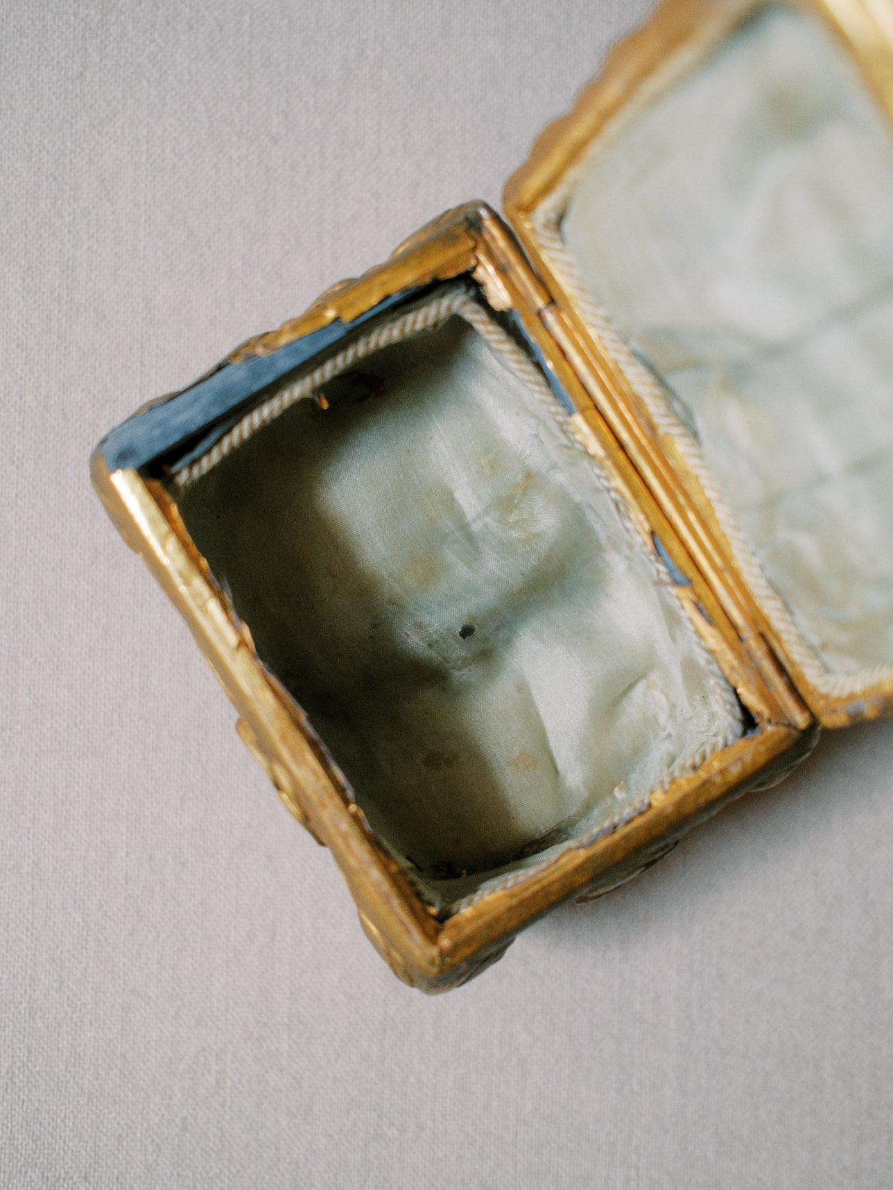 Antique Brass Jewelry Box (As-Is)