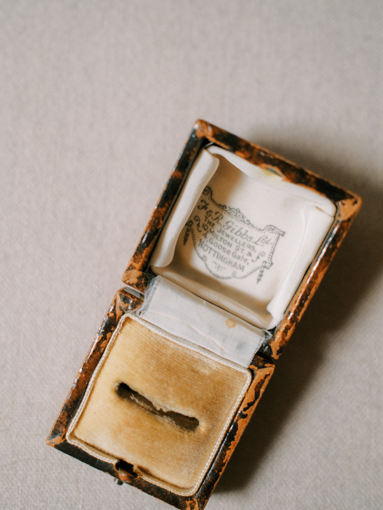 Antique Ring Box from GR Gibbs