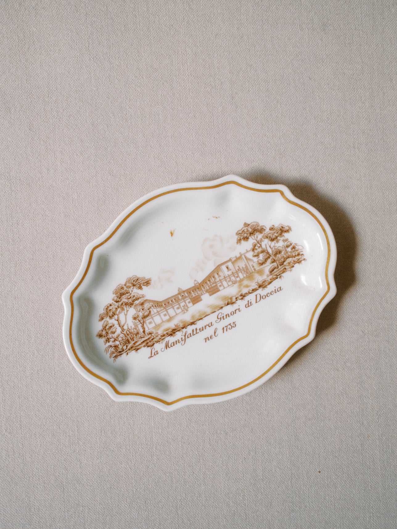 Porcelain Commemorative Dish