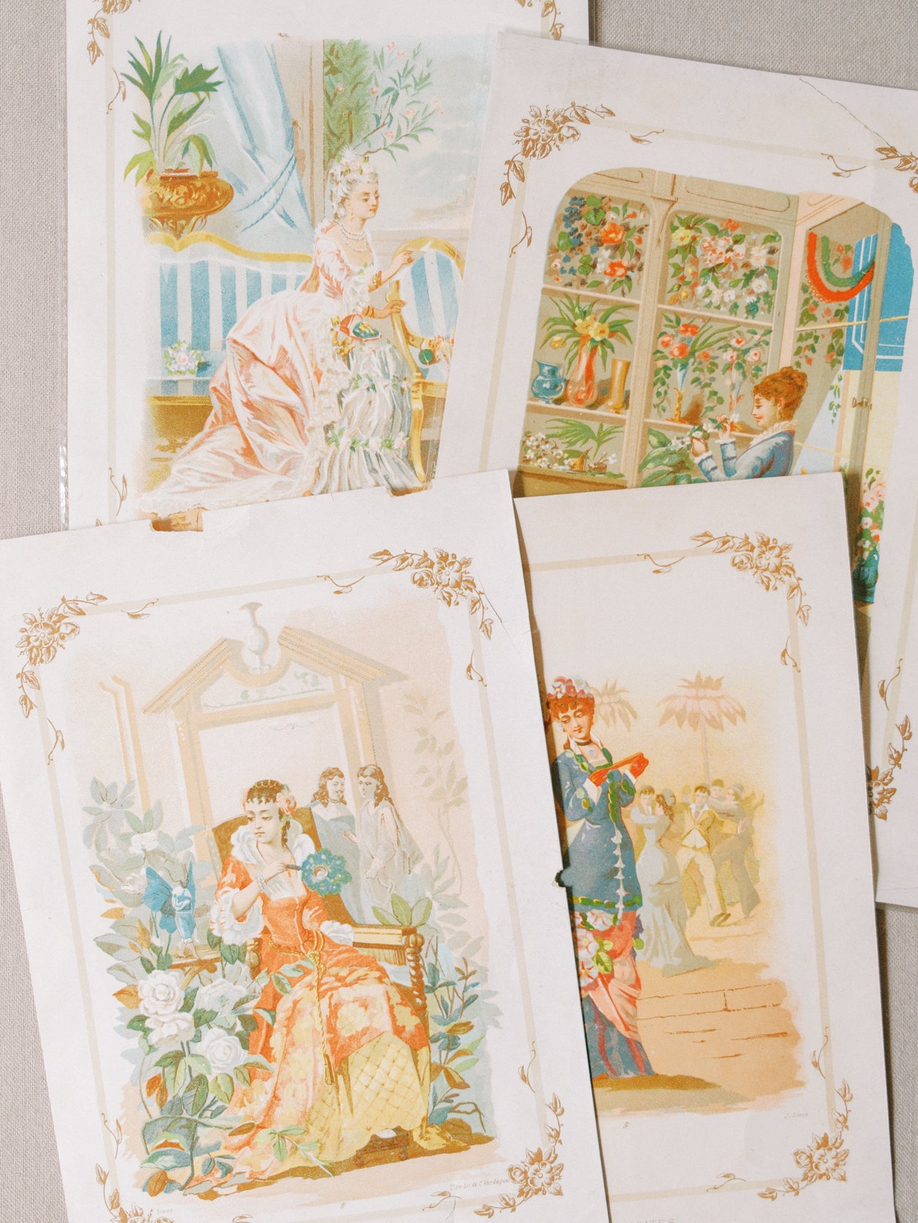 Victorian-era Flower Language Prints