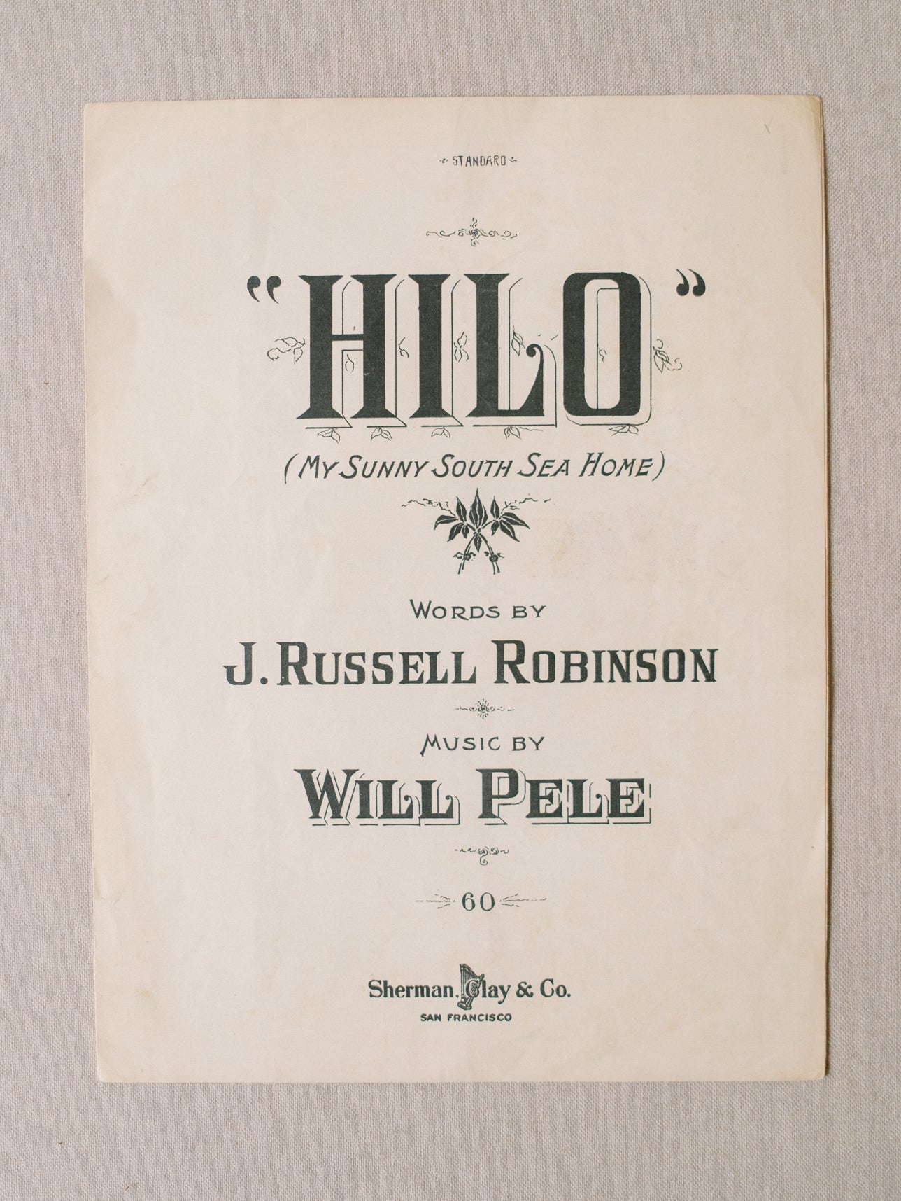 Hilo Sheet Music