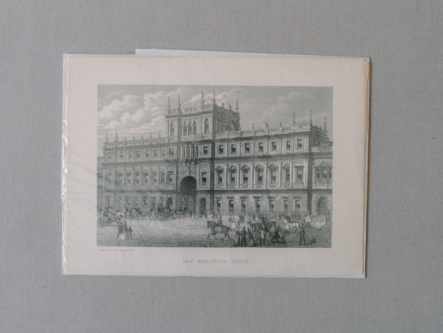 1885 Architectural Engraving