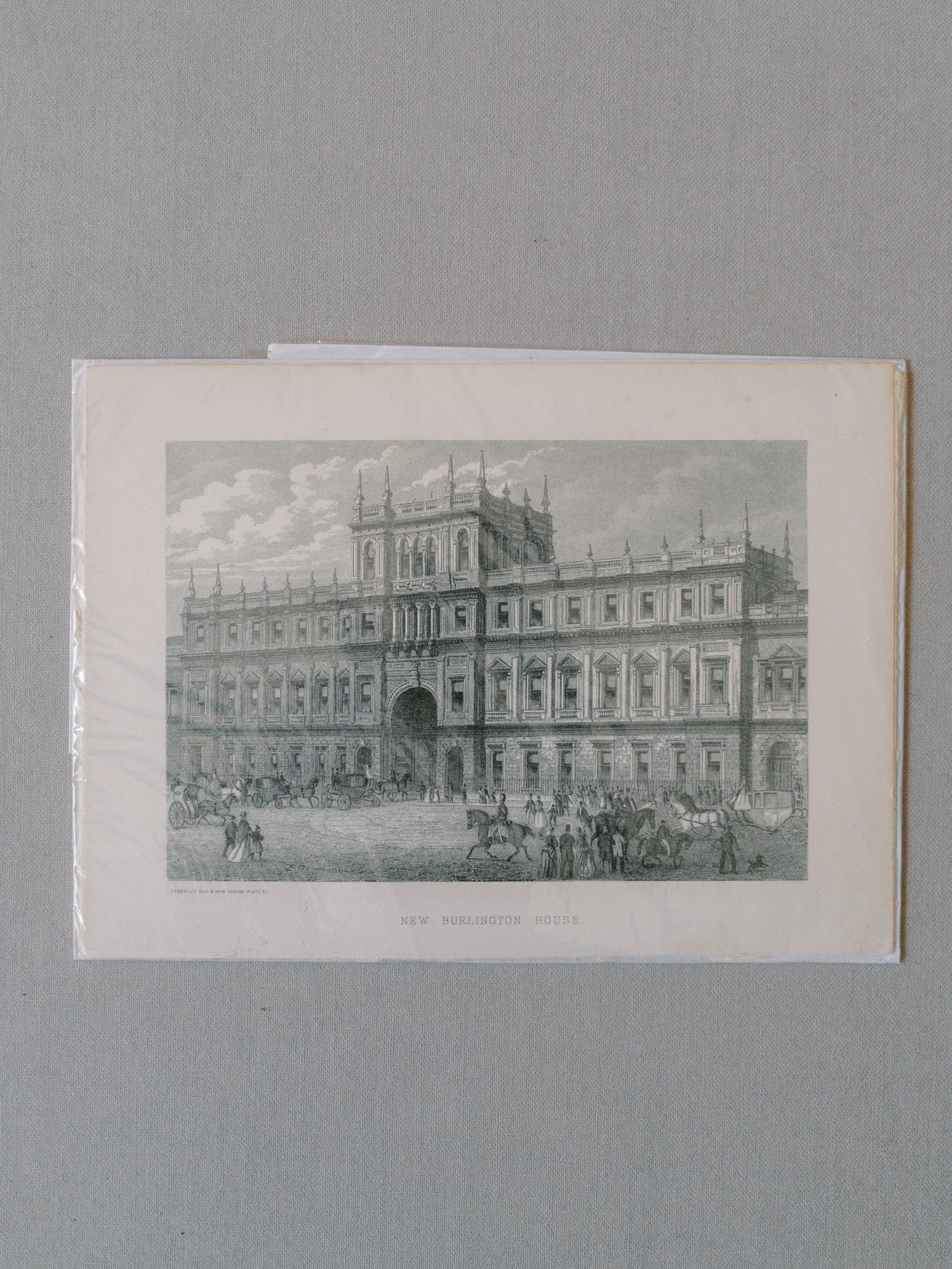 1885 Architectural Engraving