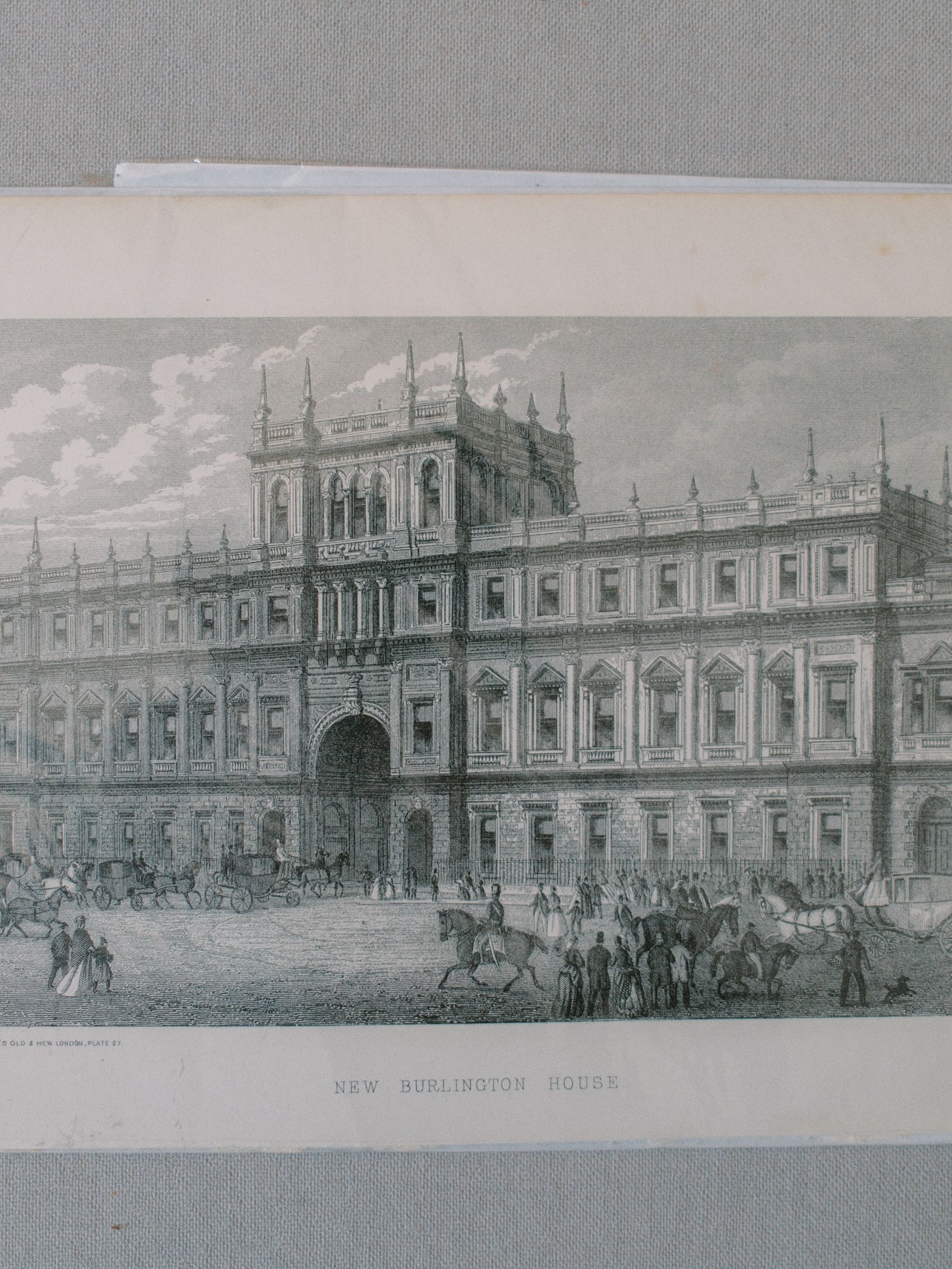 1885 Architectural Engraving