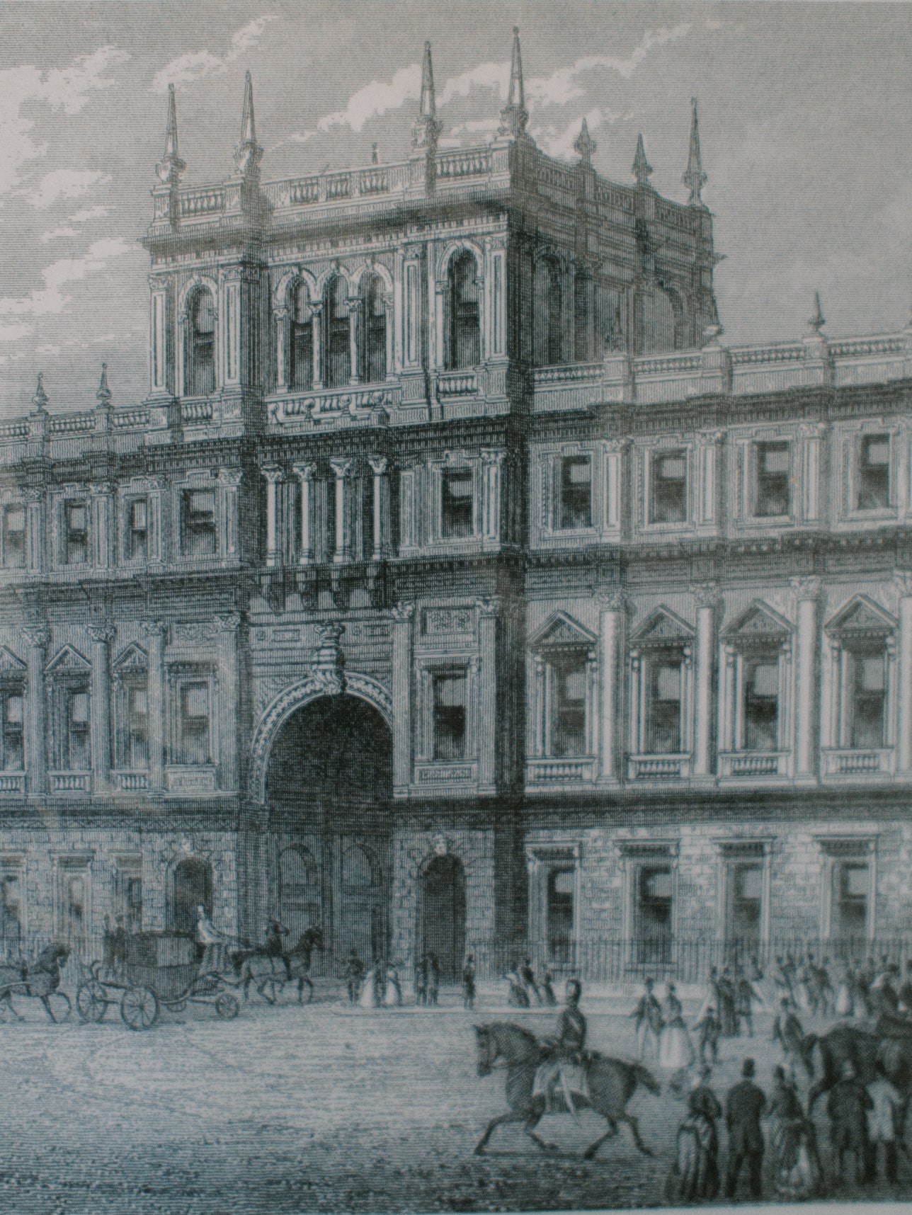 1885 Architectural Engraving