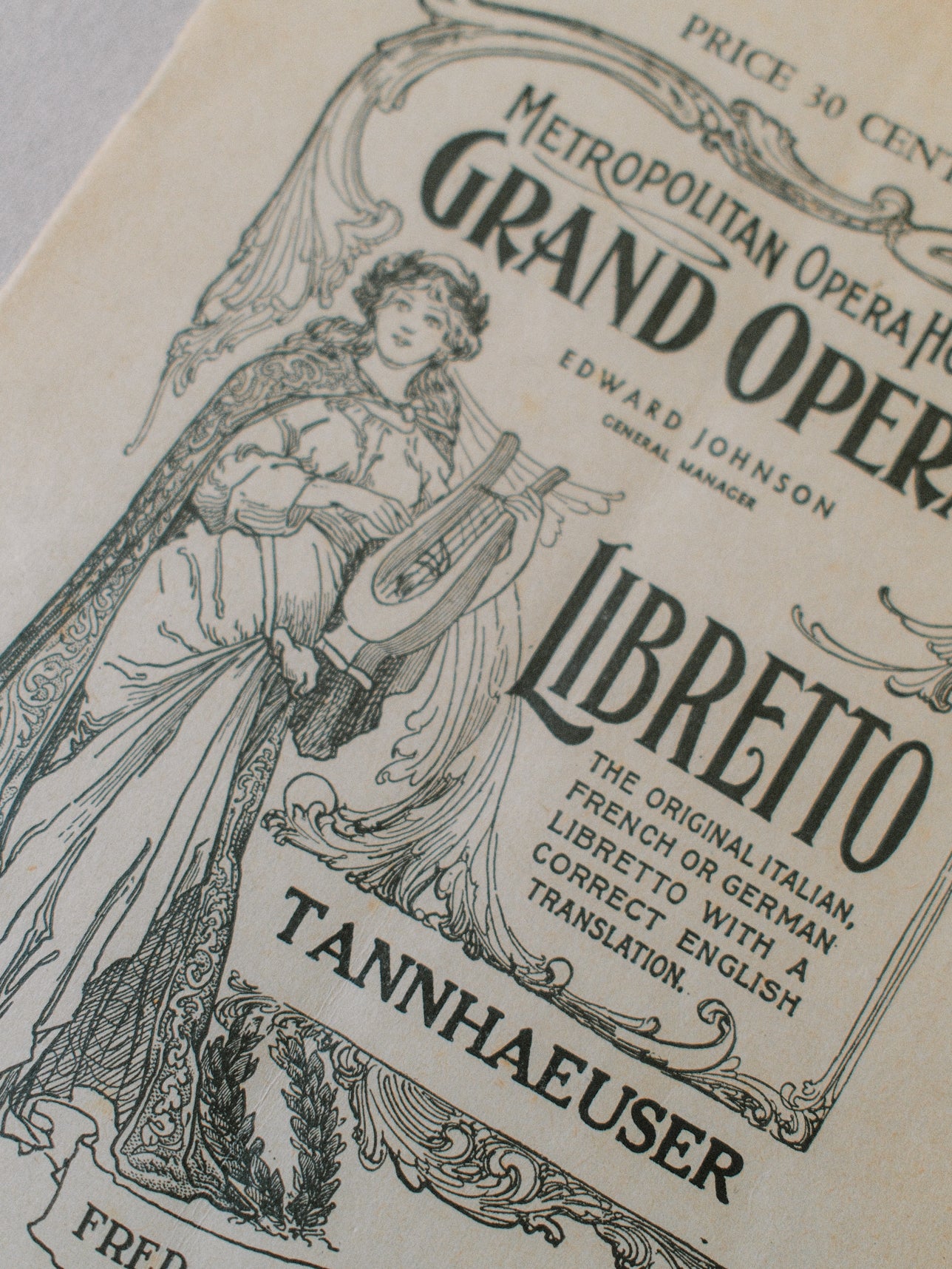 Grand Opera Libretto
