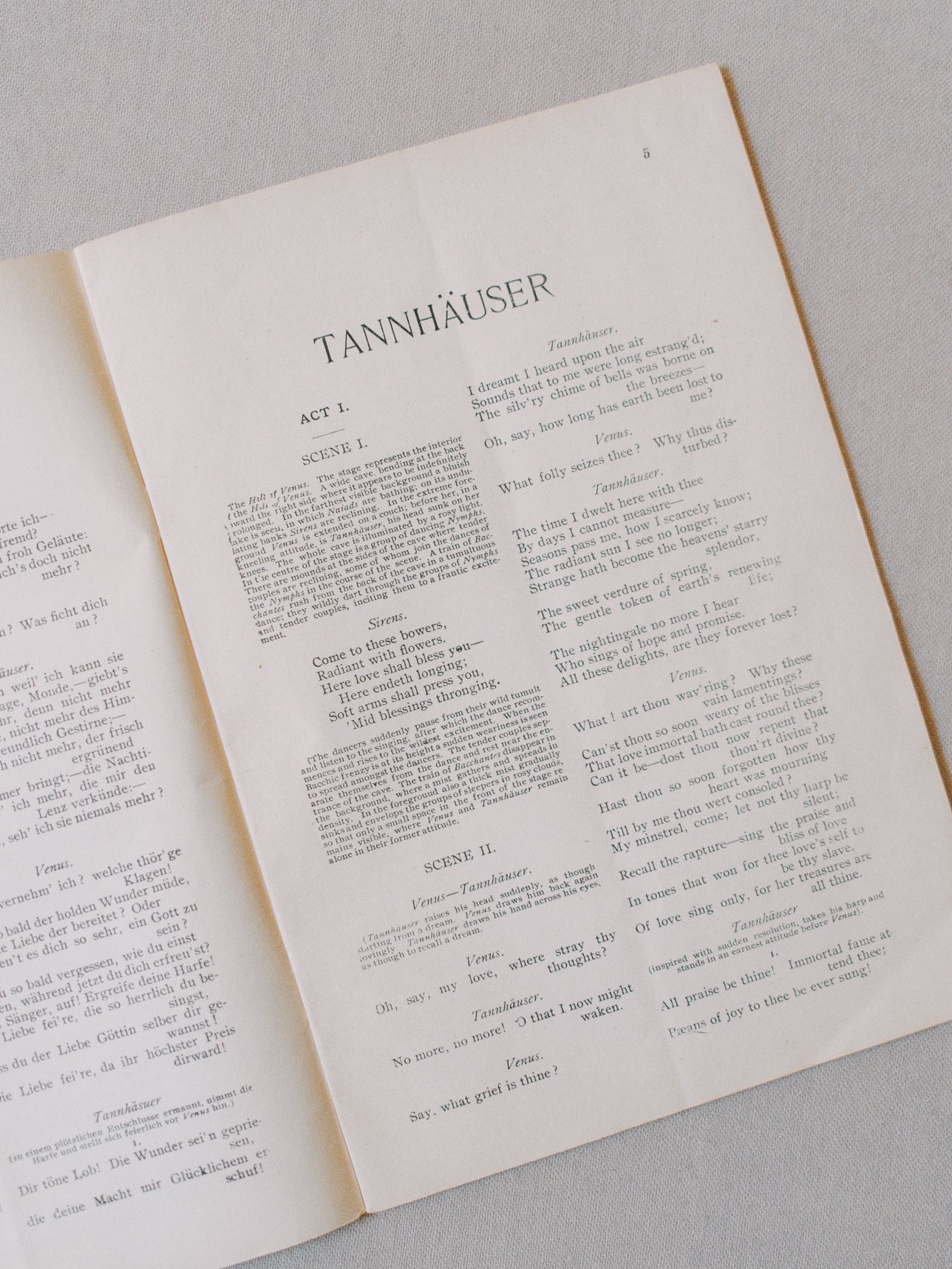 Grand Opera Libretto
