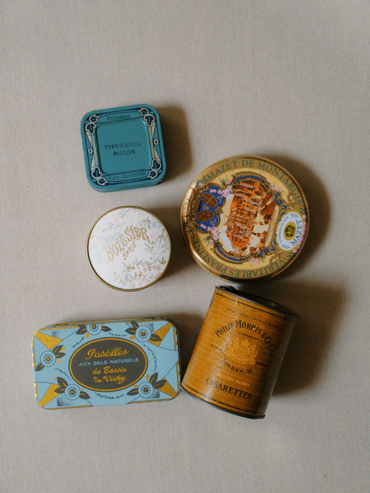 Vintage Assorted Tins