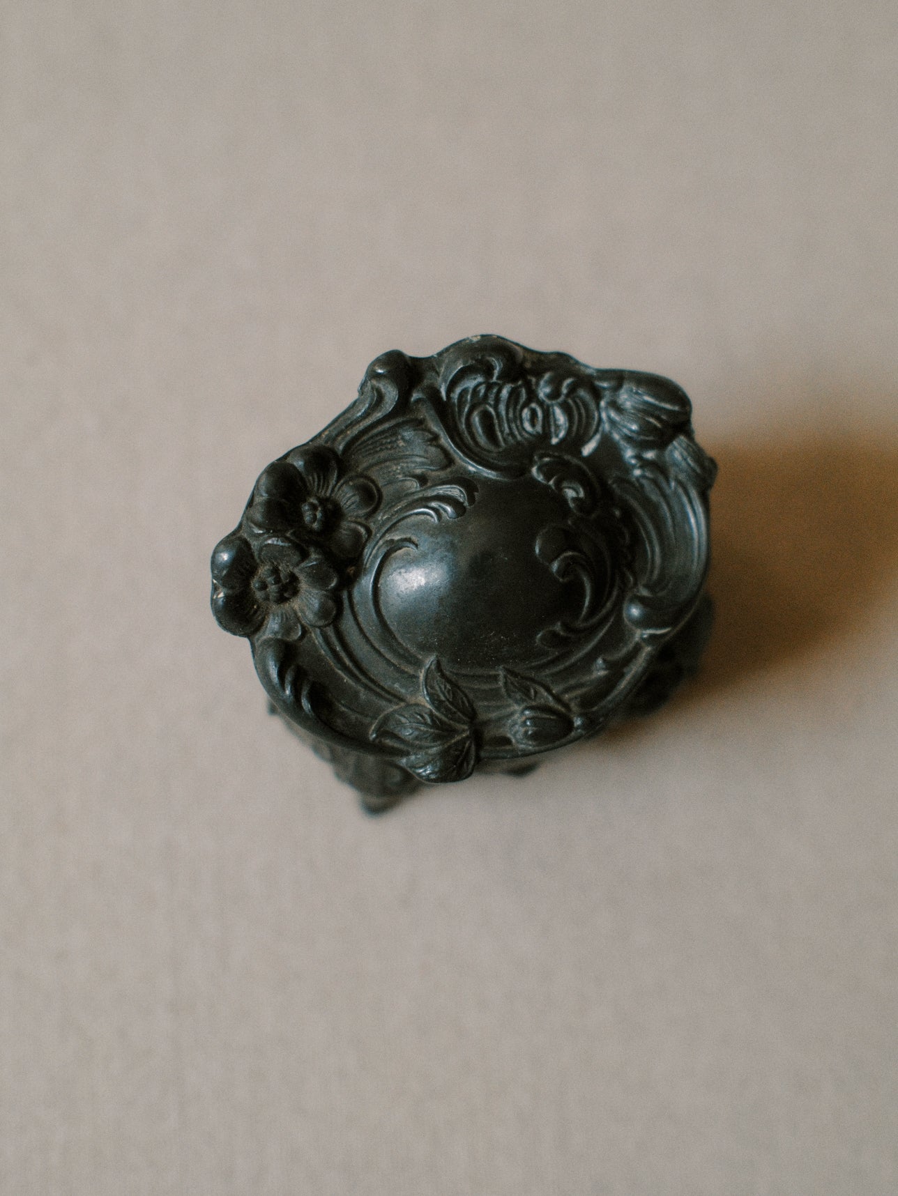 Petite Brass Trinket Box