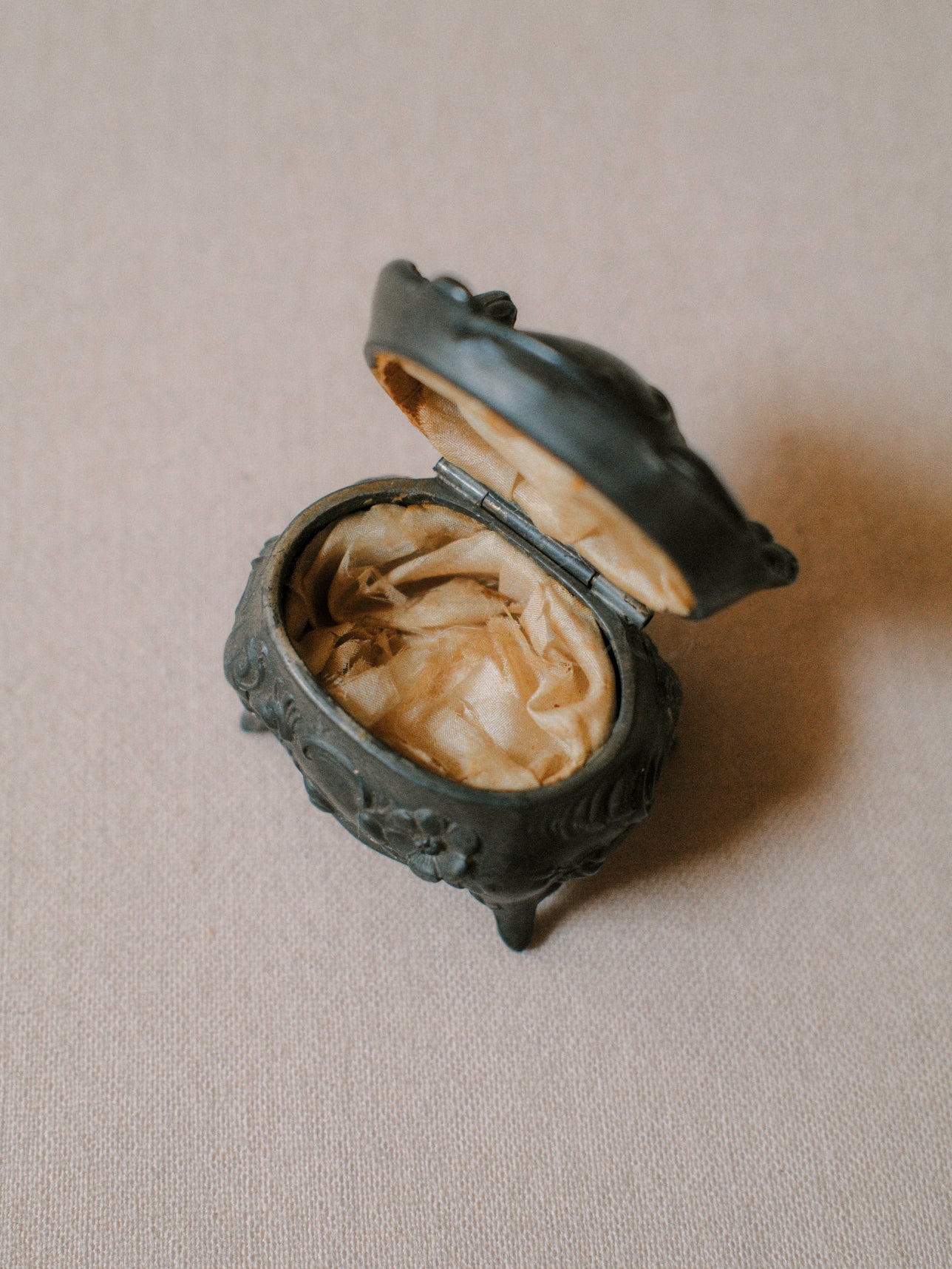 Petite Brass Trinket Box