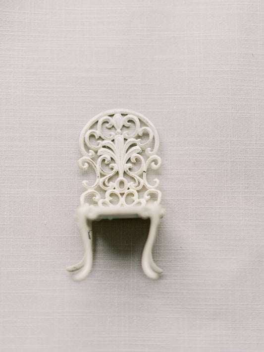 Vintage White Garden Chair