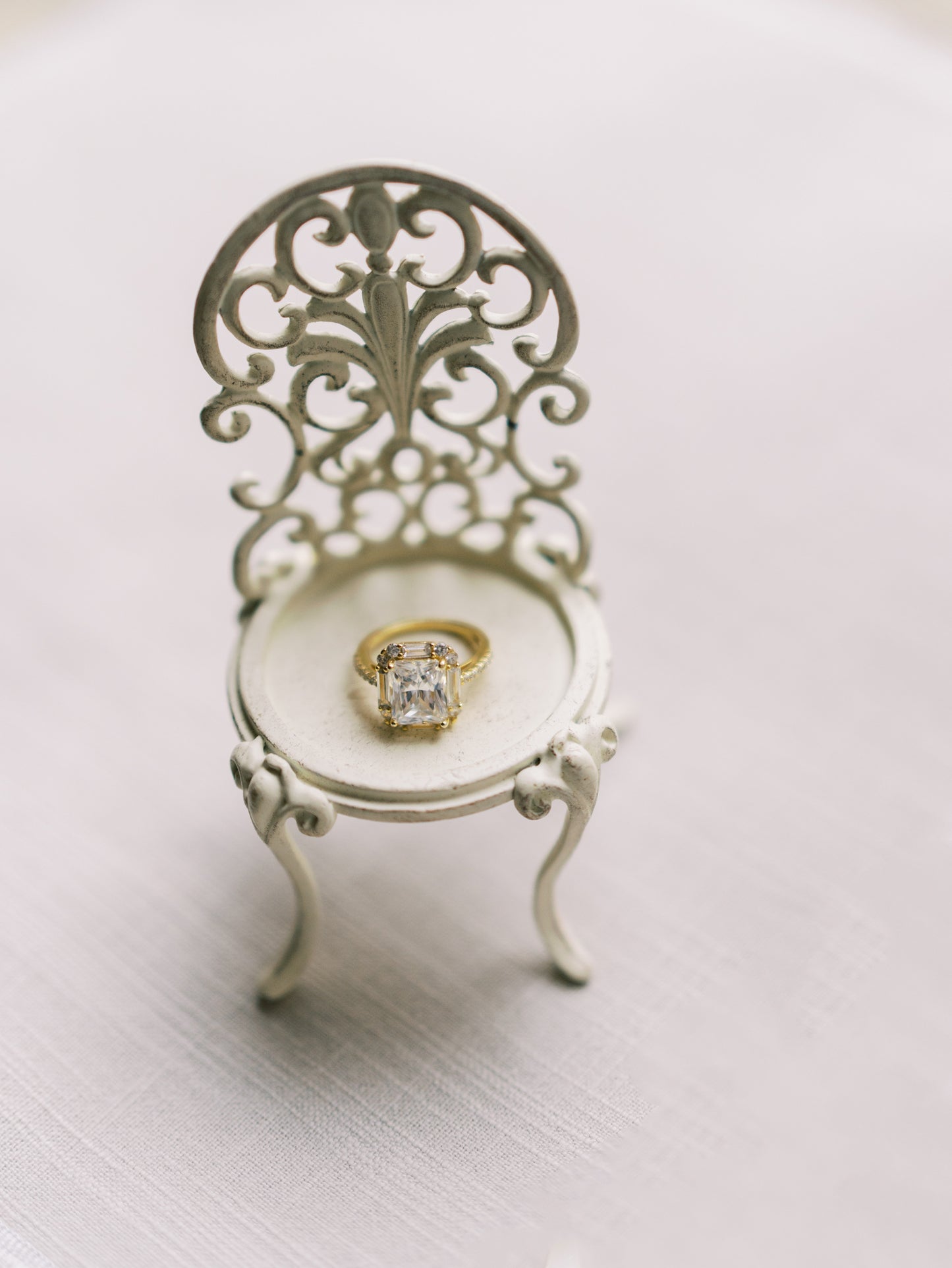 Vintage White Garden Chair