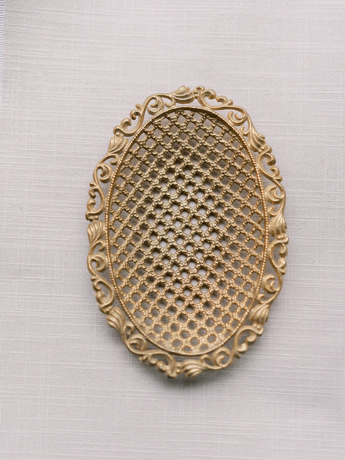 Gilded Net Tray