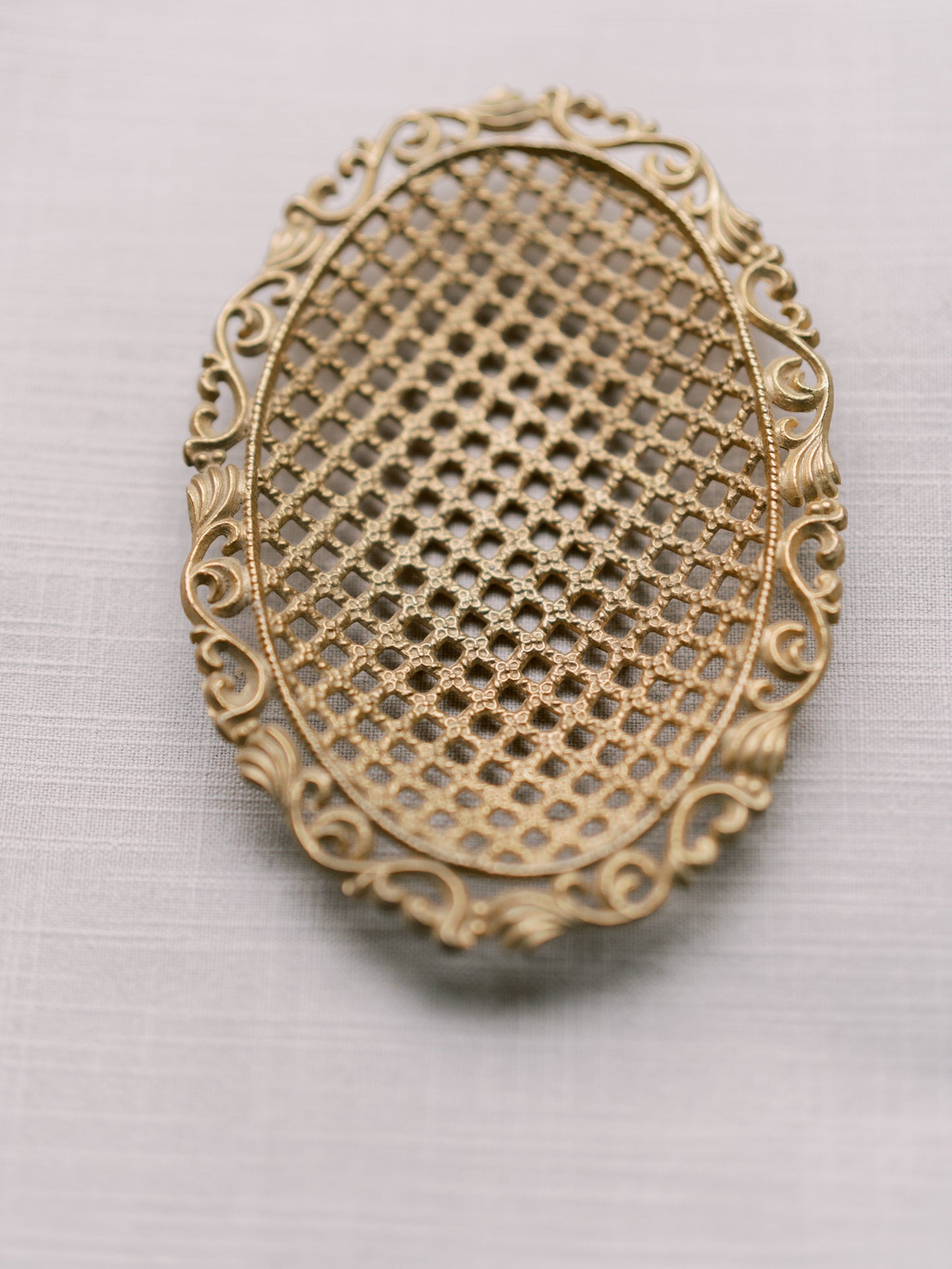 Gilded Net Tray