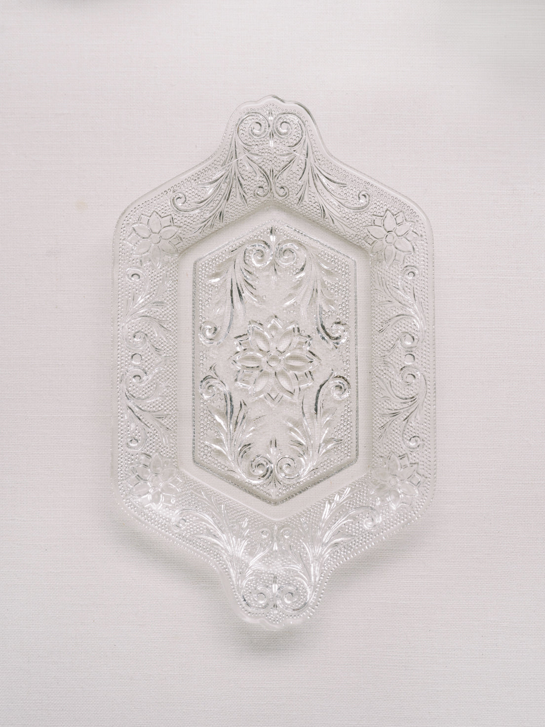 Vintage Pressed Glass Dish