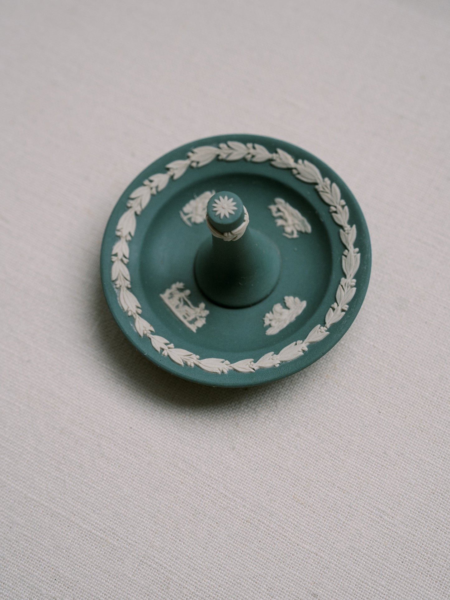 Jade Green Wedgwood Ring Holder