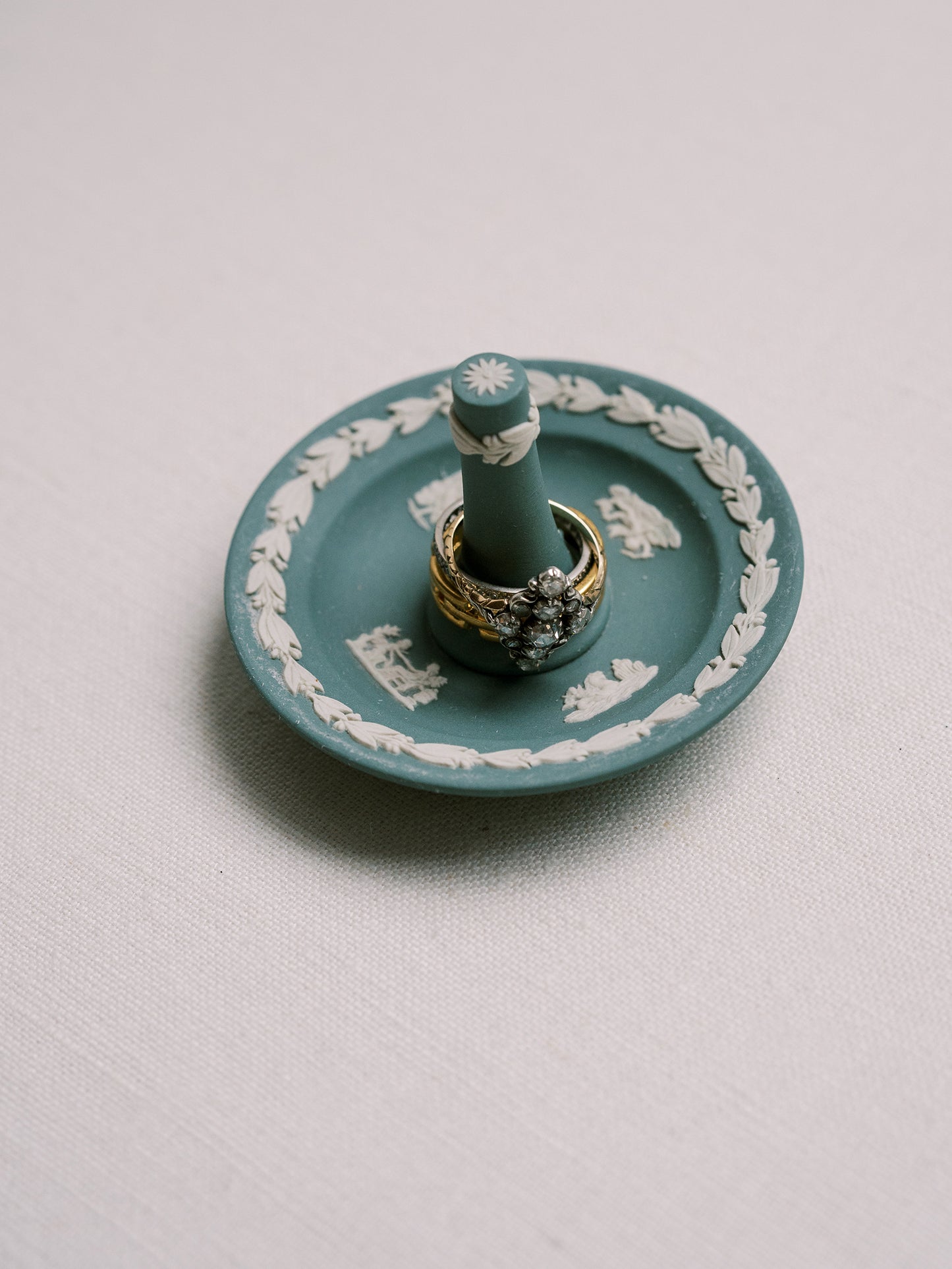 Jade Green Wedgwood Ring Holder