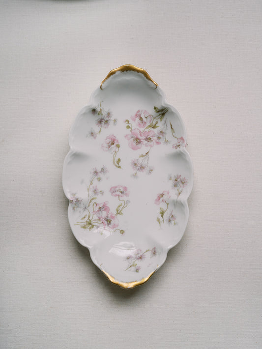 Limoges Almond Shaped Dish