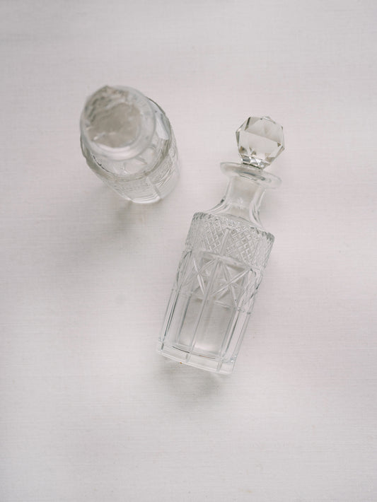 Cut Glass Perfume Bottle