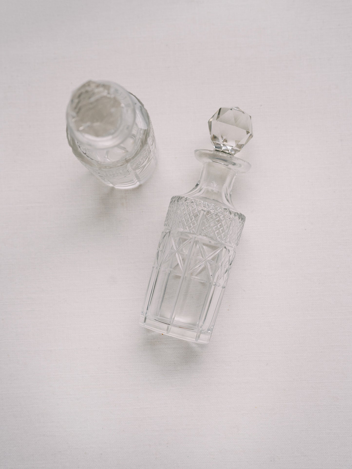 Cut Glass Perfume Bottle