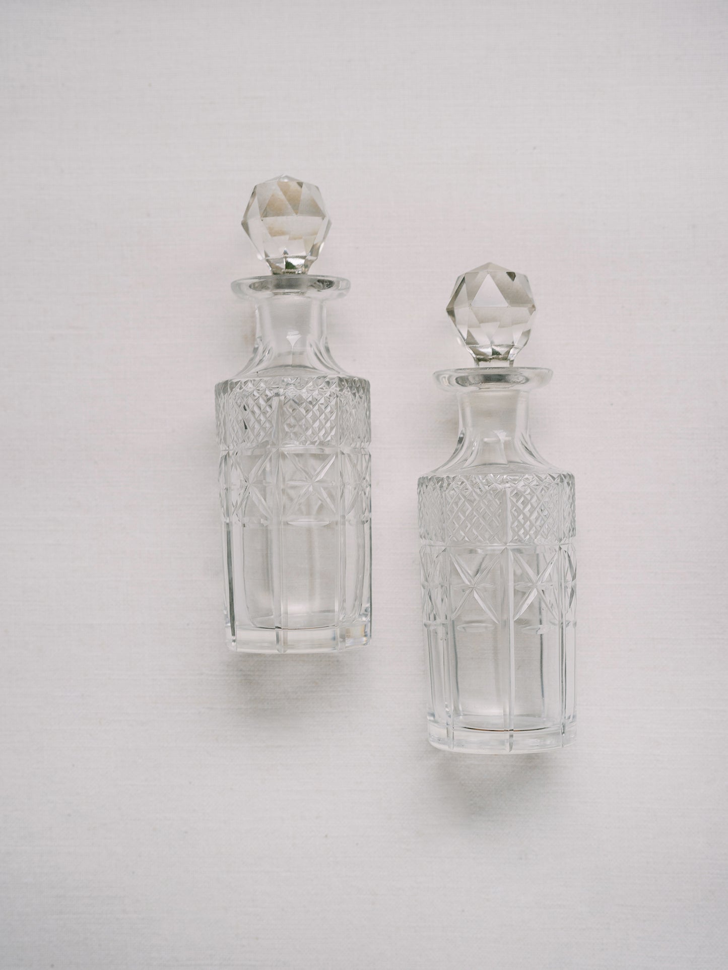 Cut Glass Perfume Bottle