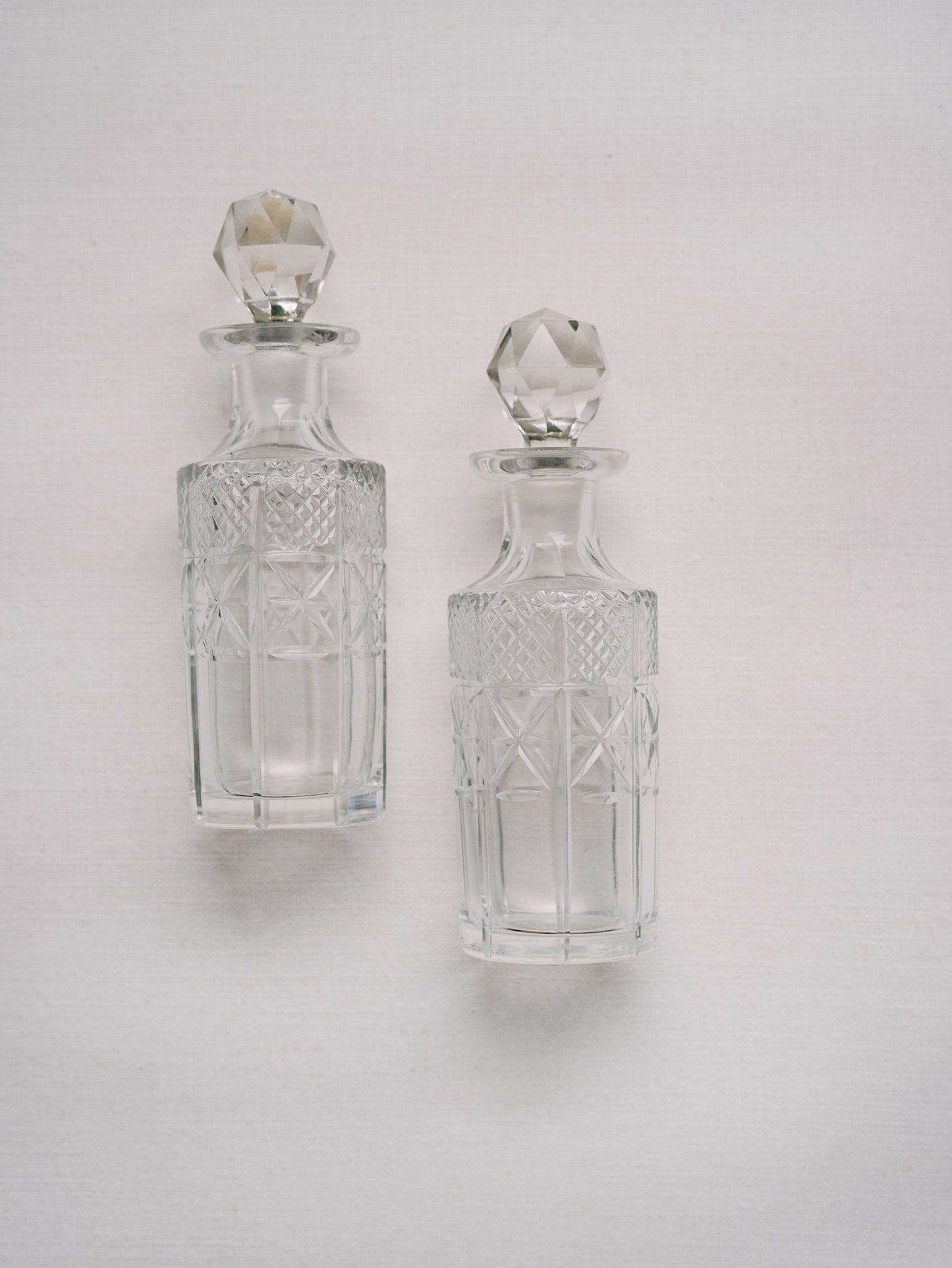 Cut Glass Perfume Bottle