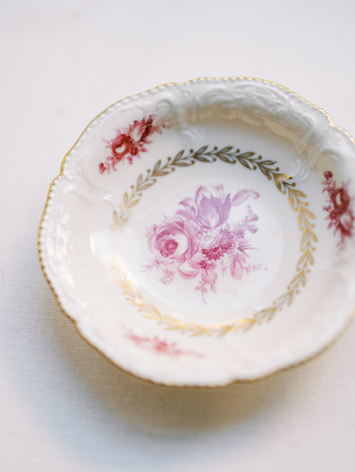 Pink and Gold Dish