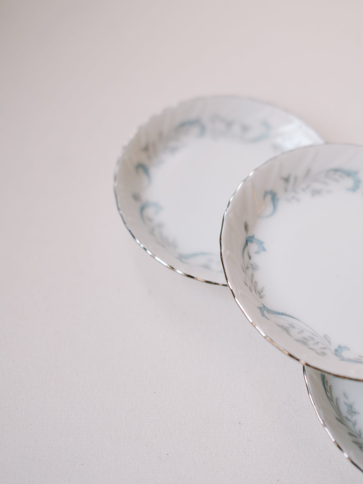 Japanese Blue and Silver Dish