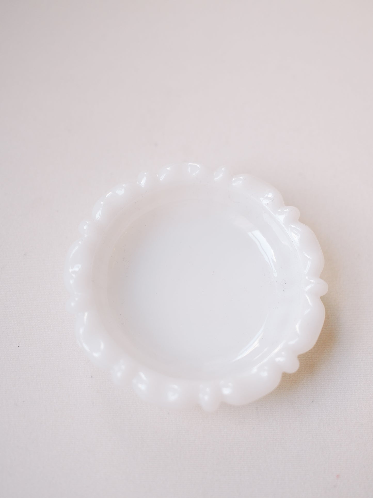 Milk Glass Dish