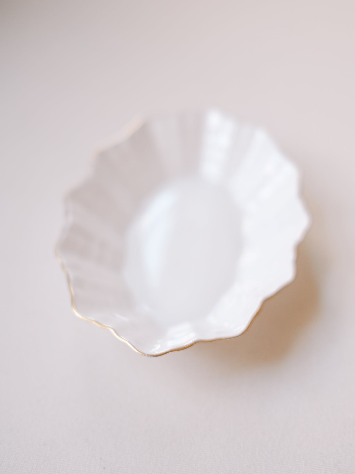 Fluted Bone China Dish