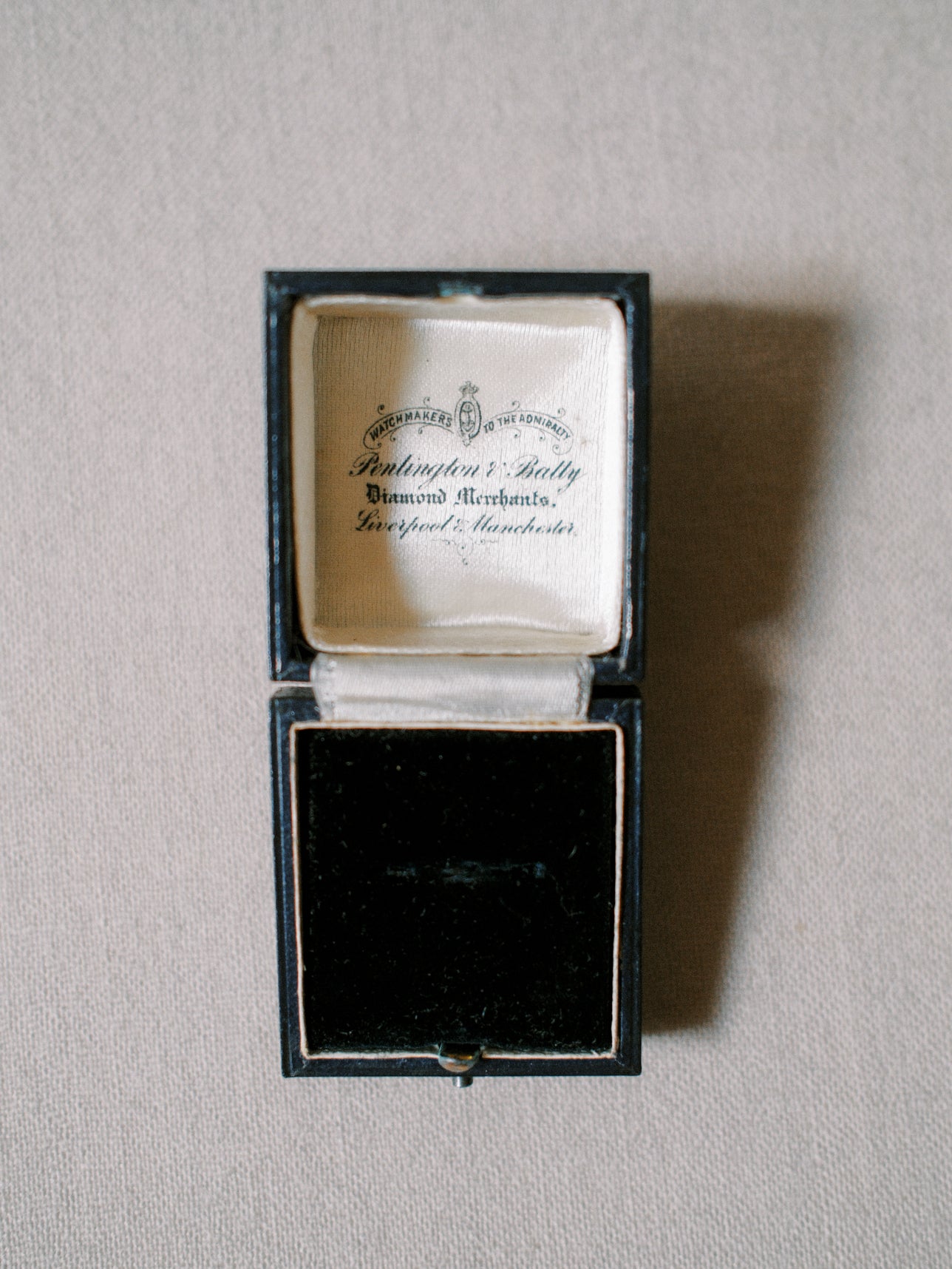 Antique Diamond Merchant Ring Box 1880s