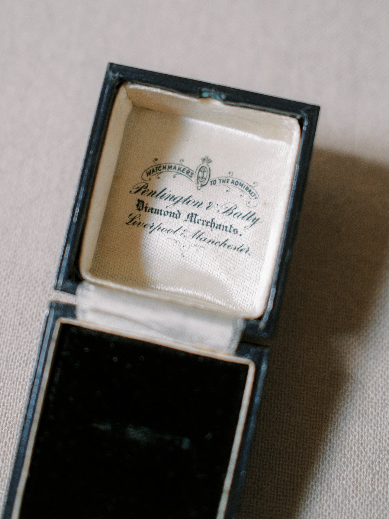 Antique Diamond Merchant Ring Box 1880s