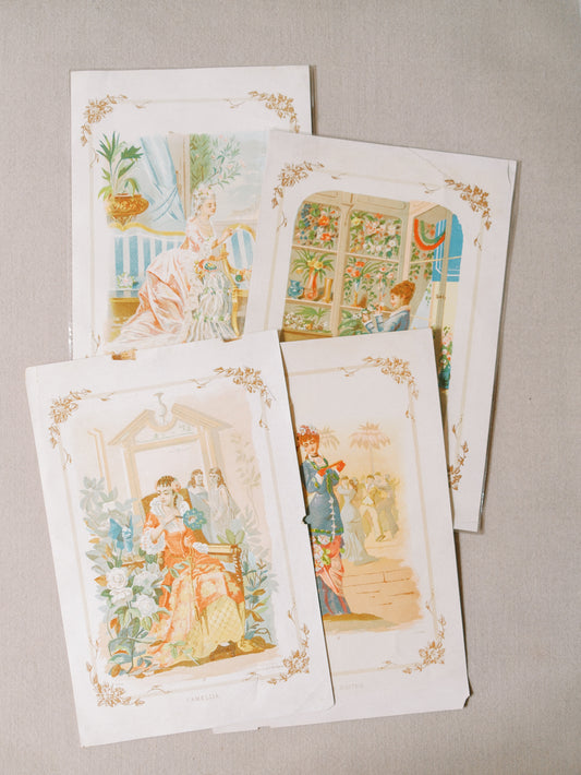 Victorian-era Flower Language Prints