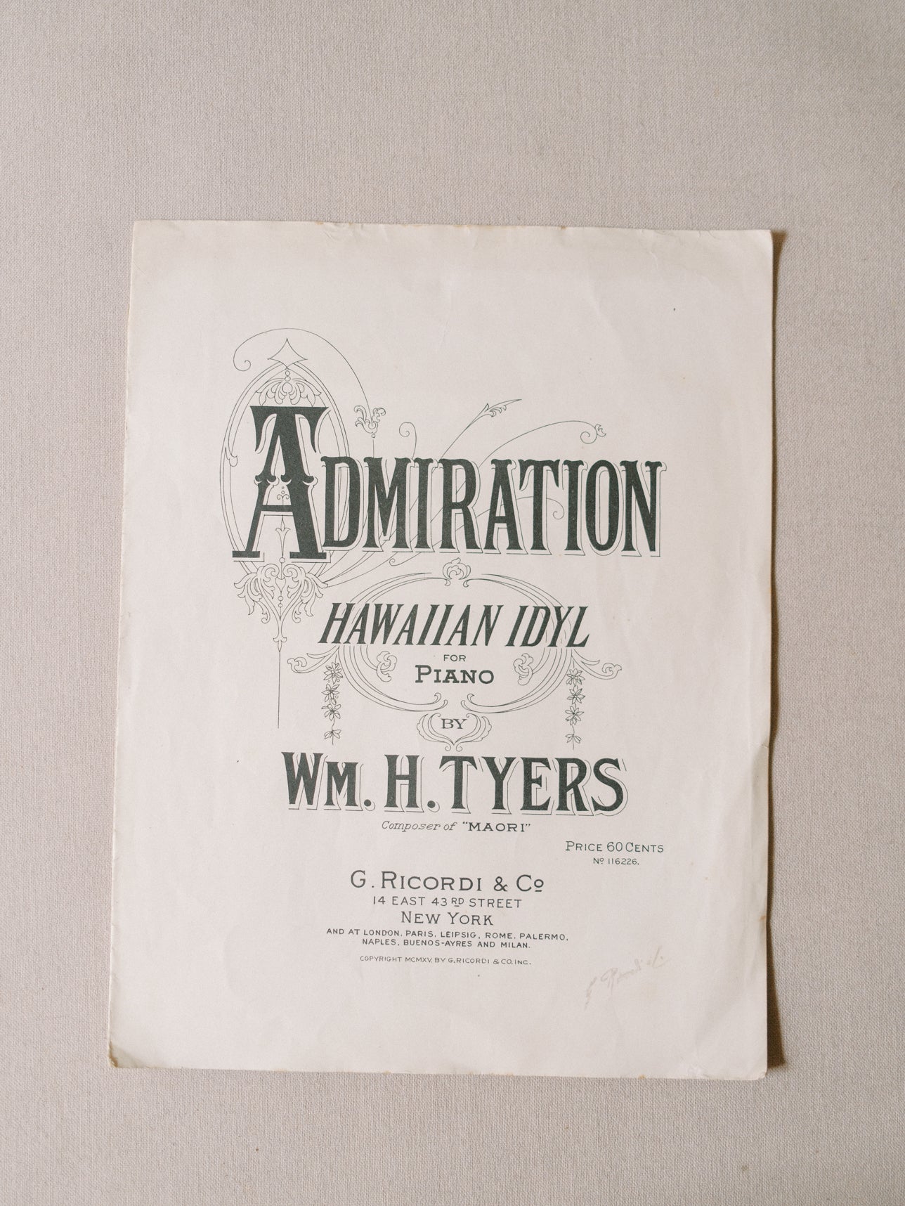 Hawaiian Idyl Sheet Music