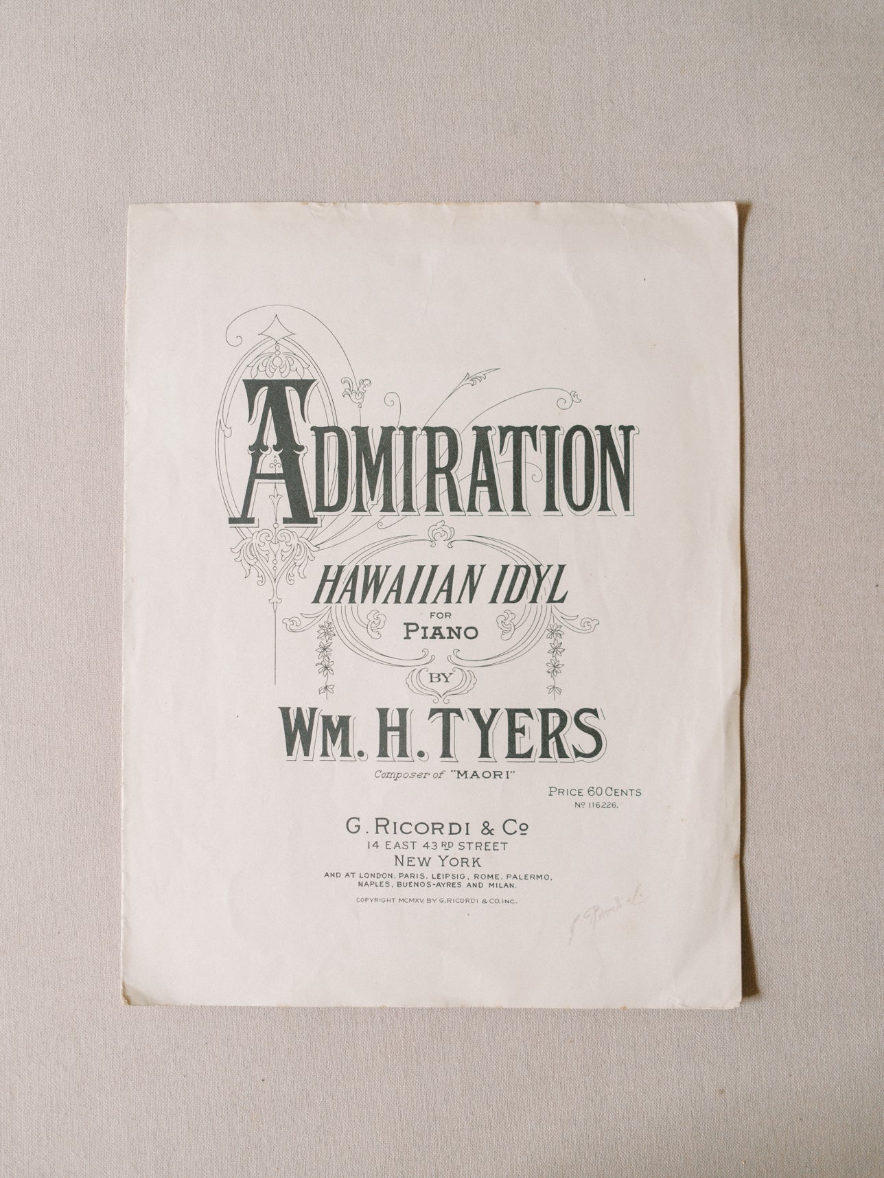 Hawaiian Idyl Sheet Music