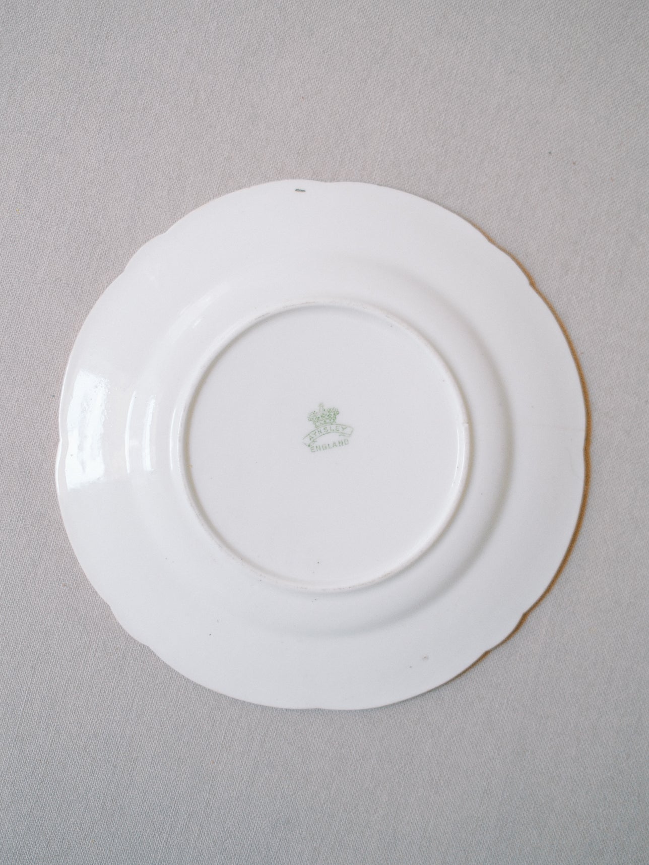 German Pastel Pink and Gold Dish