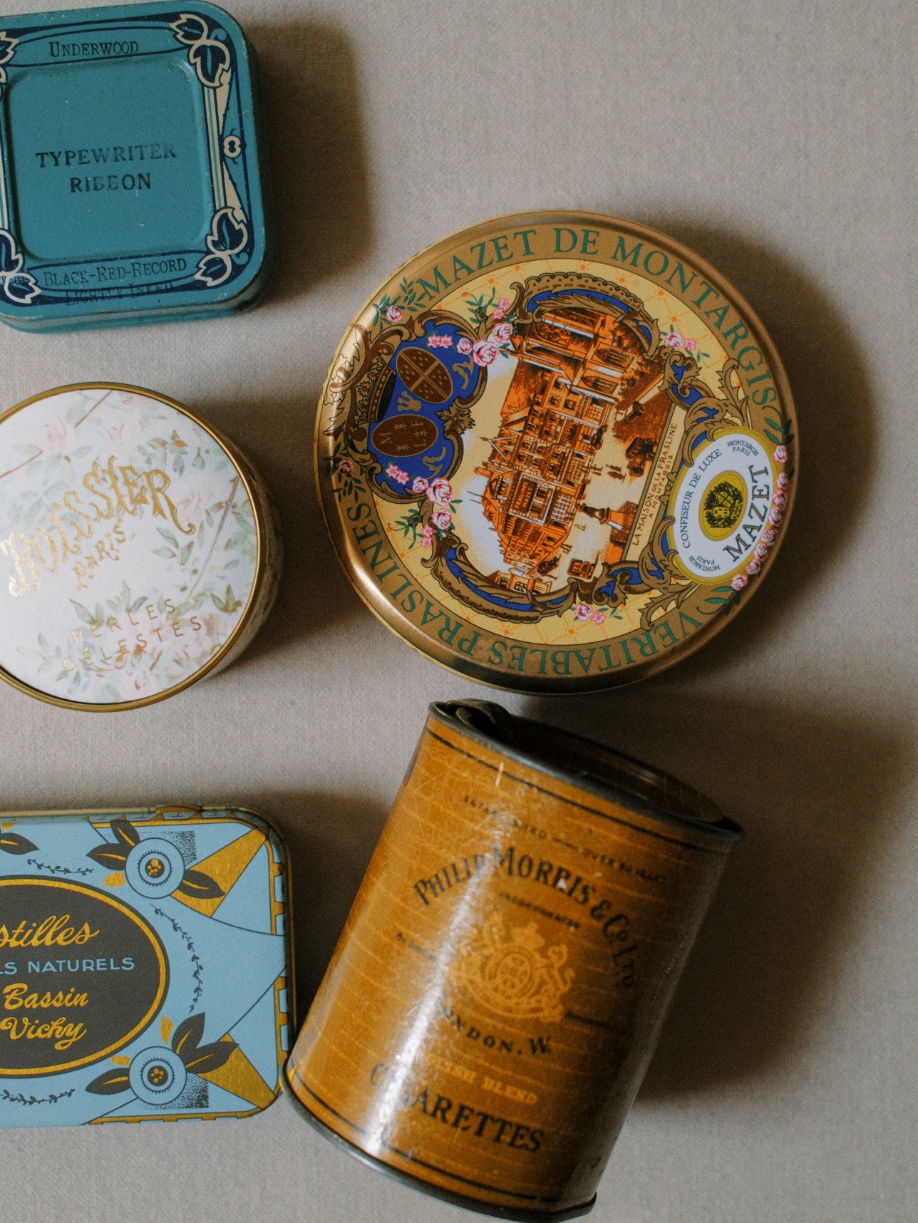Vintage Assorted Tins